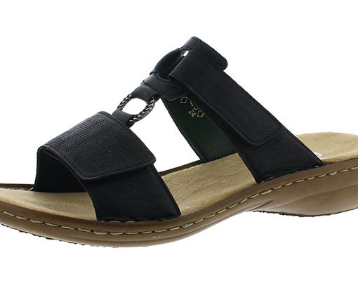 RIEKER PANTOFFEL SCHWARZ