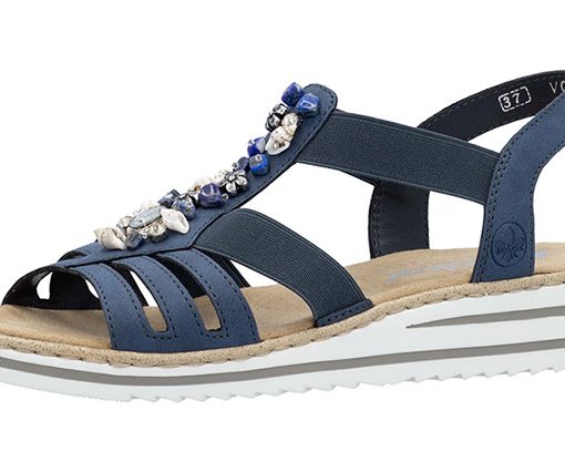 RIEKER SANDALE BLAU