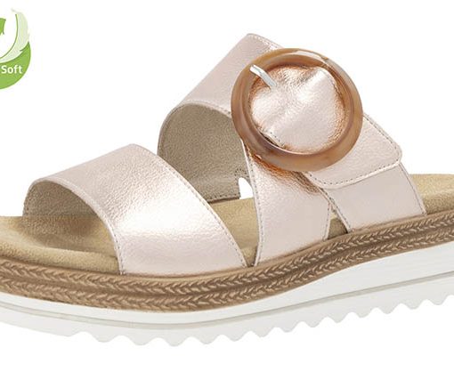 REMONTE SOMMERPANTOFFEL KUPFER
