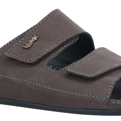 Vital Pantoffel Noppenfußbett braun