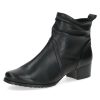 Caprice Leder Stiefelette mit Absatz schwarz – Bild 4