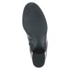 Caprice Leder Stiefelette mit Absatz schwarz – Bild 3