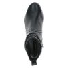 Caprice Leder Stiefelette mit Absatz schwarz – Bild 2