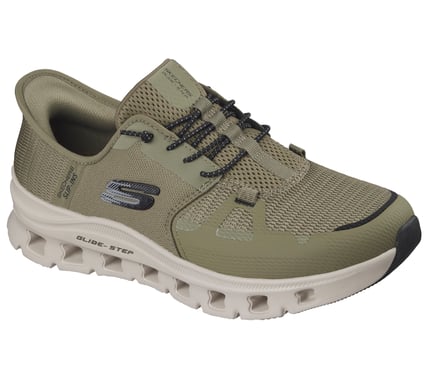 SKECHERS SLIP IN GLIDE STEP PRO OLIVE