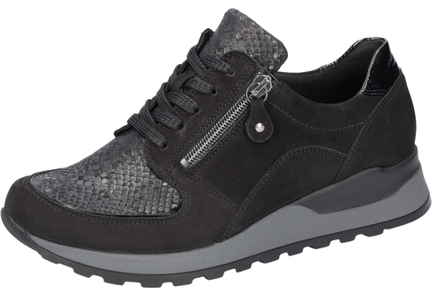 Waldläufer Sneaker/ Halbschuh schwarz Damen