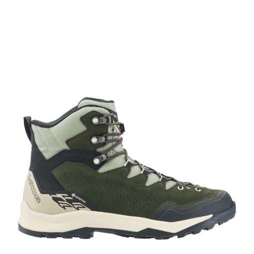 Lowa Explorer GTX mid dunkelgrün/panna