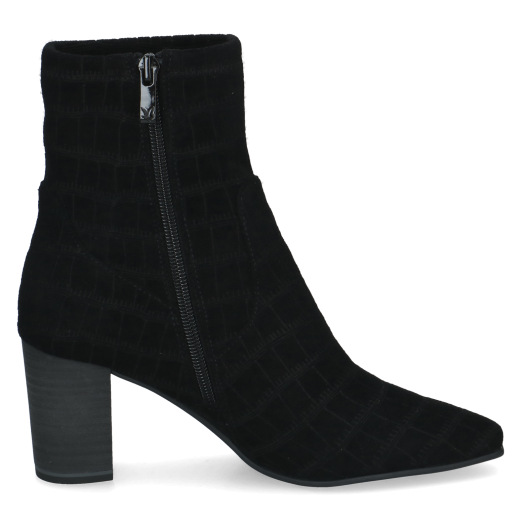 Caprice Stiefelette mit Absatz schwarz croco – Bild 5