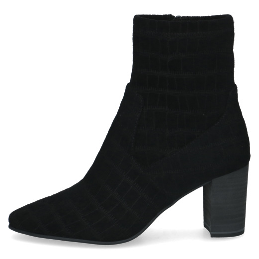 Caprice Stiefelette mit Absatz schwarz croco – Bild 4