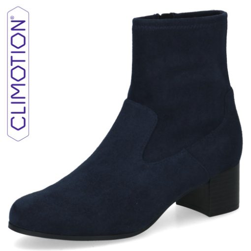 Caprice Stiefelette mit Absatz Stretch navy
