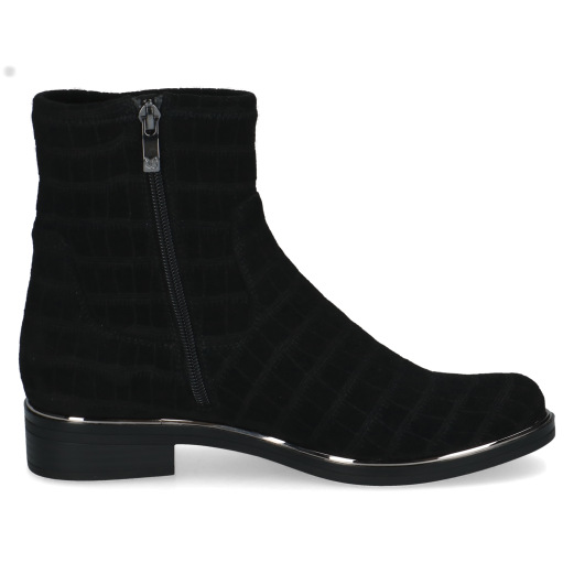 Caprice Stiefelette schwarz croco – Bild 5