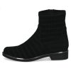 Caprice Stiefelette schwarz croco – Bild 4