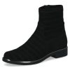 Caprice Stiefelette schwarz croco