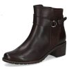Caprice Stiefelette mit Absatz dunkelbraun