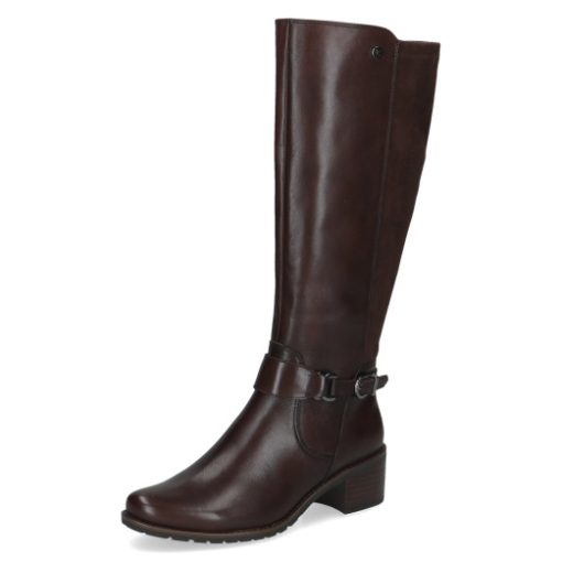 Caprice Stiefel mit Absatz dunkelbraun