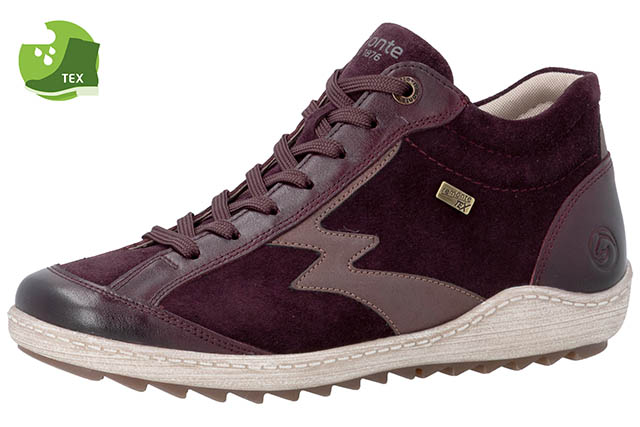 Remonte Sneaker mid mit Tex weinrot