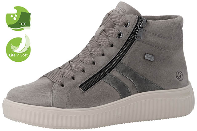 Remonte Sneaker mid mit Tex grau