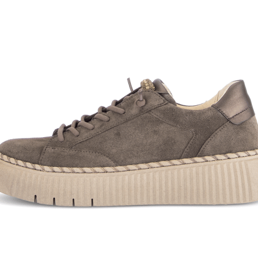 Gabor Sneaker grau mit Schmuck