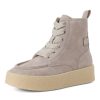 Tamaris Sneaker mid light taupe mit Warmfutter