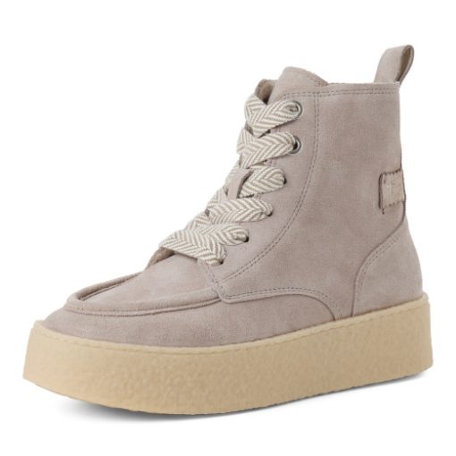 Tamaris Sneaker mid light taupe mit Warmfutter
