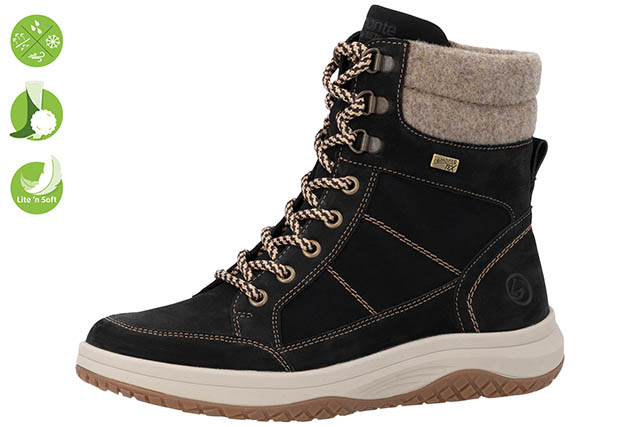 Remonte Winterschuh schwarz