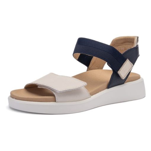 Ara Madeira Sandale weiß/ blau