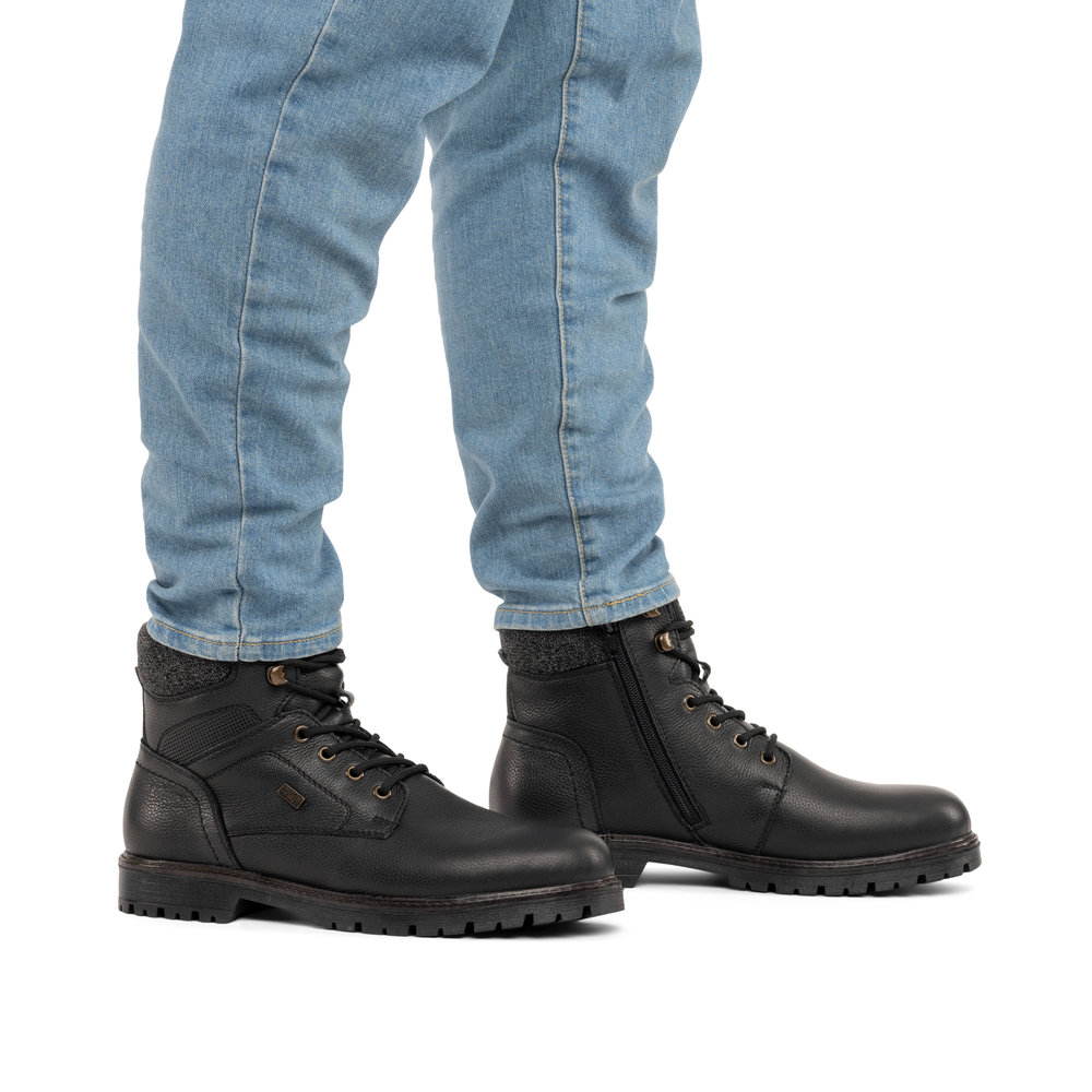 Rieker Winterschuh schwarz Herren – Bild 11