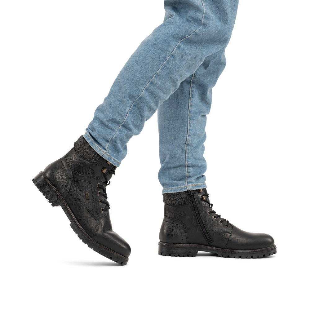Rieker Winterschuh schwarz Herren – Bild 12