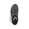 Rieker Winterschuh Klettverschluss schwarz – Bild 5