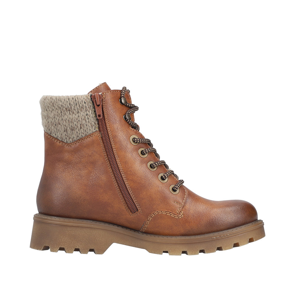 Rieker Winterschuh cognac mit Tex – Bild 11