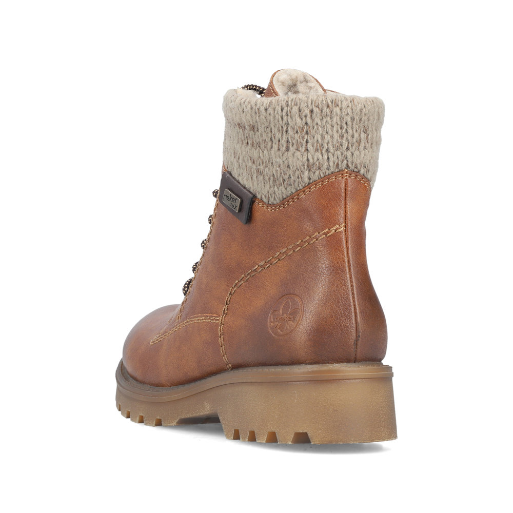 Rieker Winterschuh cognac mit Tex – Bild 10