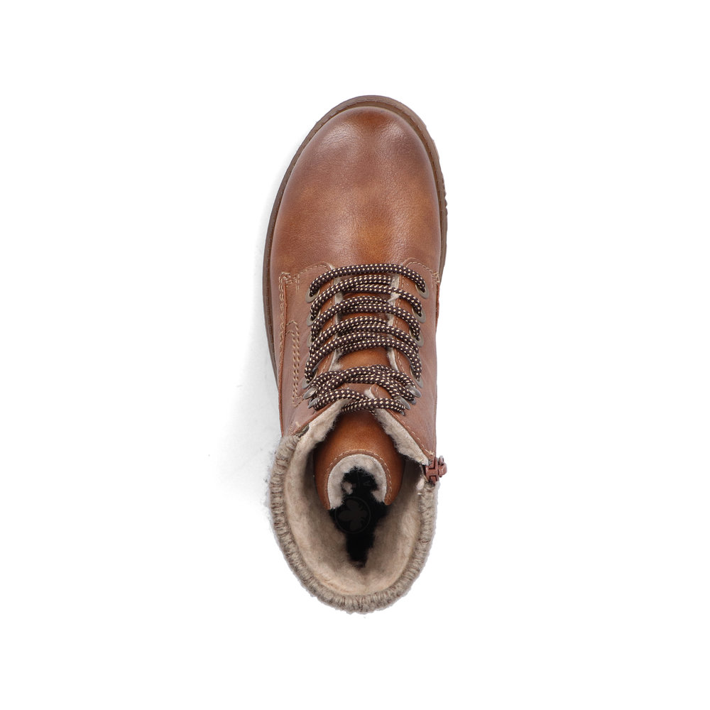 Rieker Winterschuh cognac mit Tex – Bild 9
