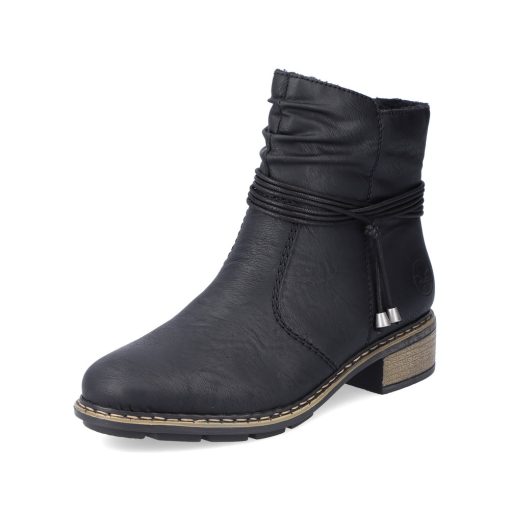 Rieker Stiefelette schwarz