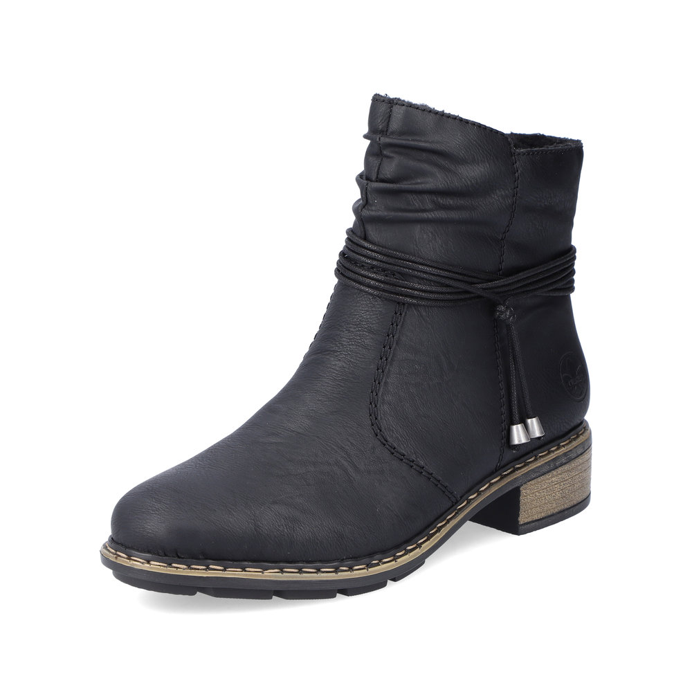 Rieker Stiefelette schwarz