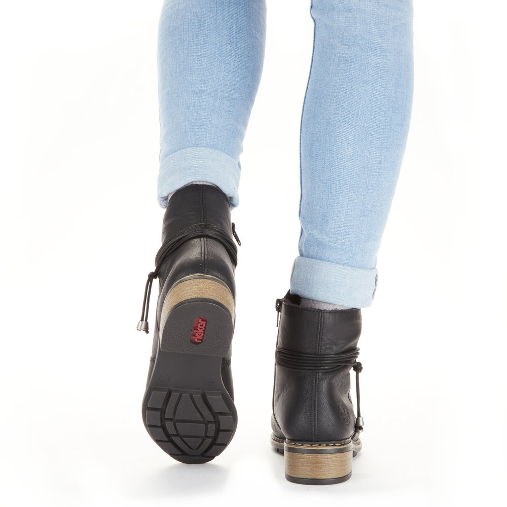 Rieker Stiefelette schwarz – Bild 4