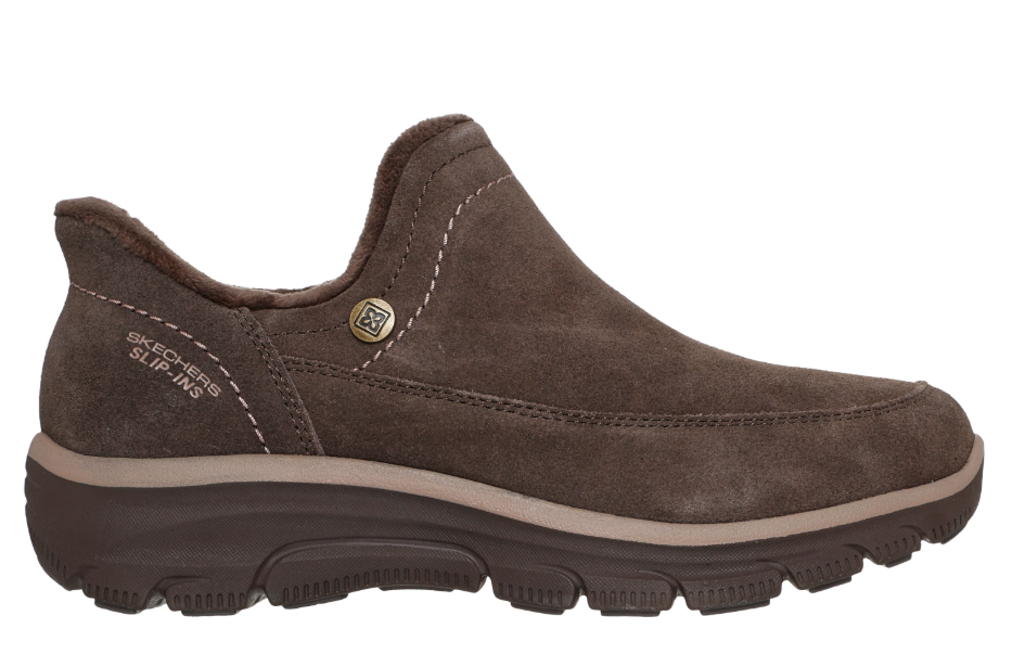 Skechers Slip in Warmfutter braun