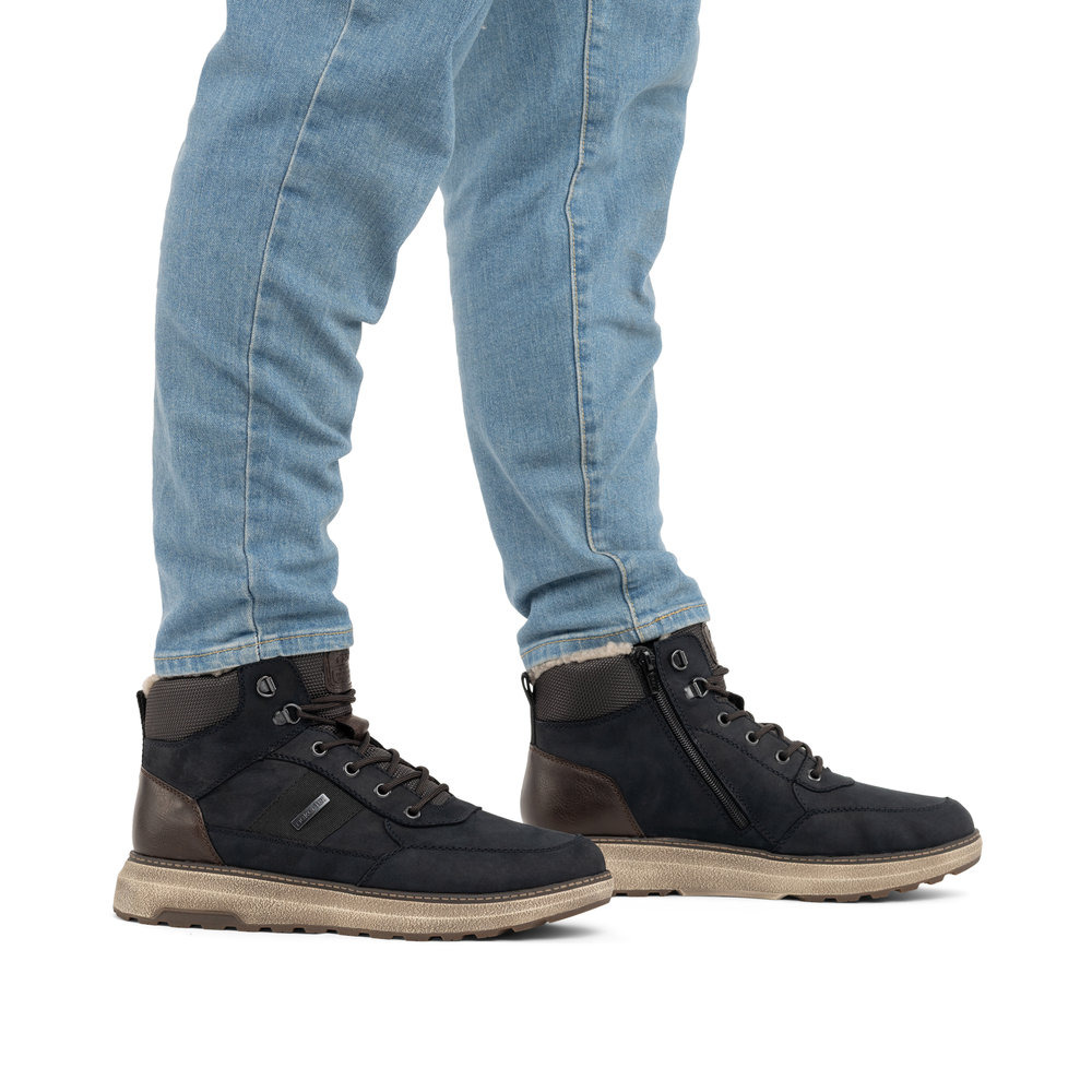 Rieker Winterschuh blau mit Tex – Bild 6