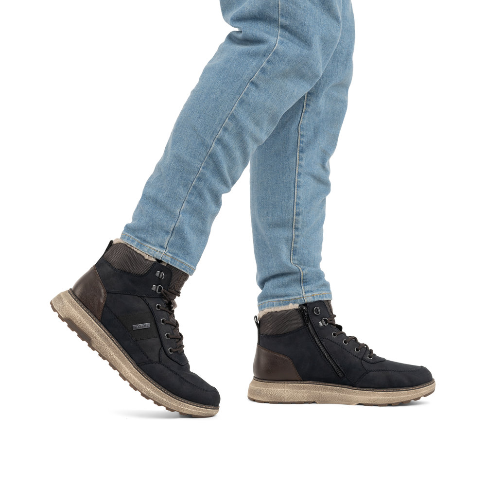 Rieker Winterschuh blau mit Tex – Bild 5