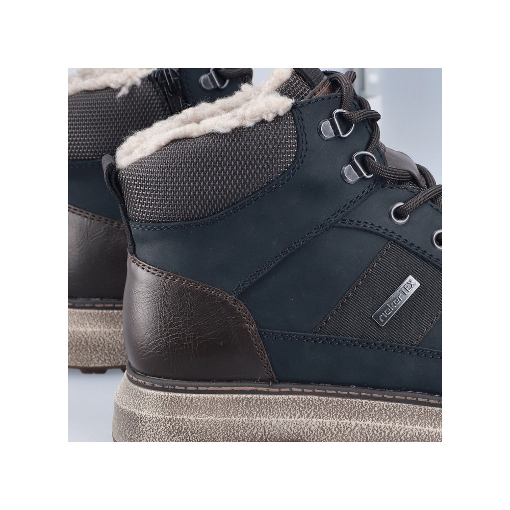 Rieker Winterschuh blau mit Tex – Bild 3